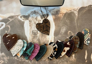 HEART SHAPES reSCENTit CAR CHARMS