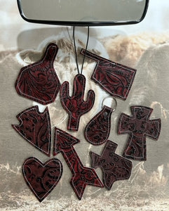 RED TOOLED CHARMS